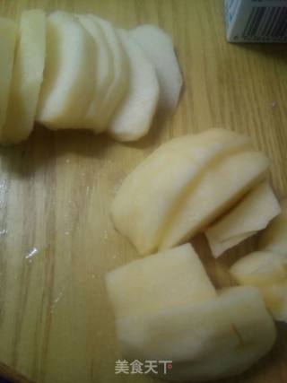 Breakfast Starts with "apples"-apple Salad with Apple Milkshake recipe