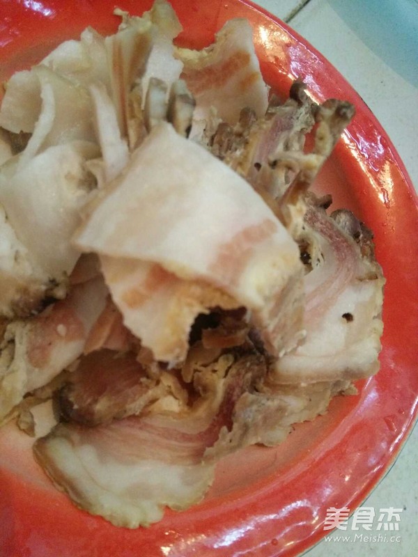Dried Radish Twice-cooked Pork recipe