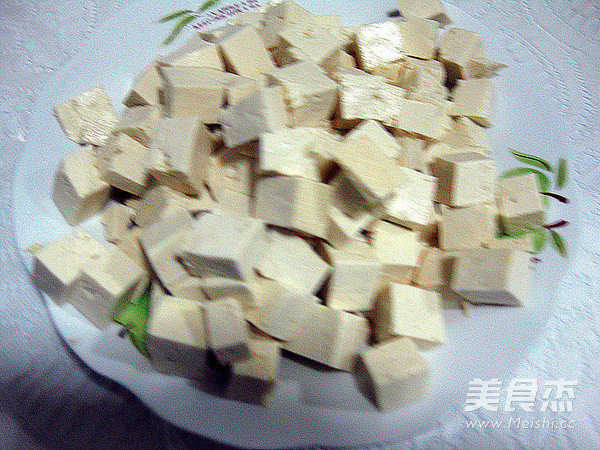 Stir-fried Tofu with Shrimp Paste recipe