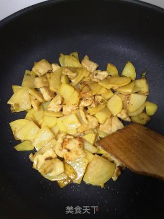 Fried Pork with Potatoes recipe