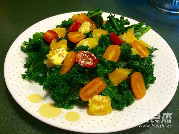 Sweet Orange Kale Salad recipe