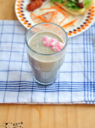 Black Sesame and Five Grain Oatmeal Drink recipe