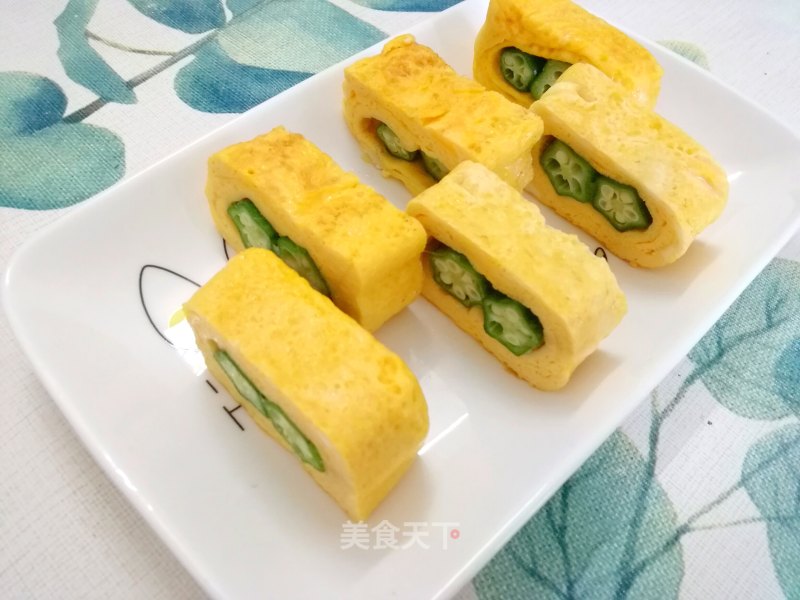 Okra Thick Egg Braised recipe
