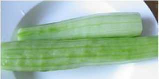 Sweet and Sour Cucumber Strips recipe
