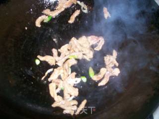 Fried Pork with Enoki Mushroom recipe