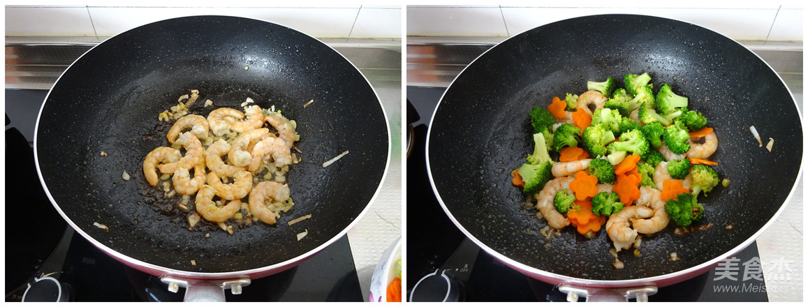 Stir-fried Broccoli with Shrimp recipe