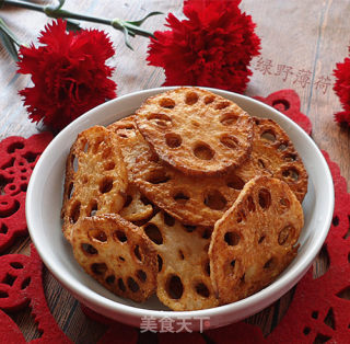 Kuaishou Vegetarian Dishes-crispy Lotus Root Slices recipe