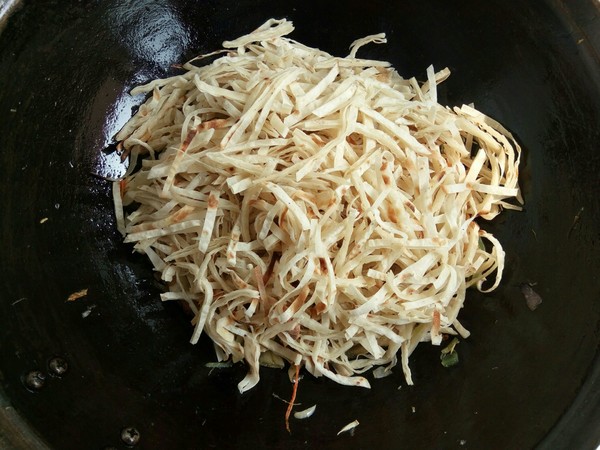 Fried Egg and Bamboo Shoots recipe