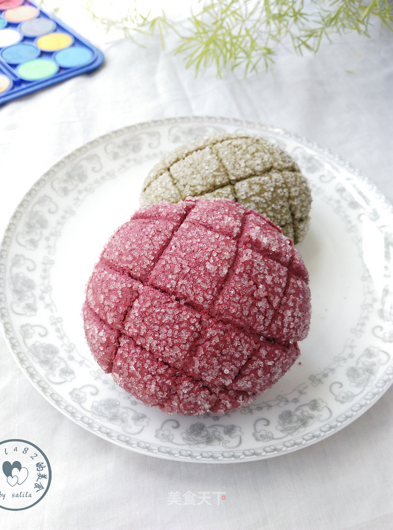 #aca烤明星大赛#~~cranberry Pineapple Bun recipe