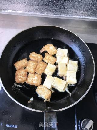 Grilled Tofu with Yellow Flower Fungus recipe