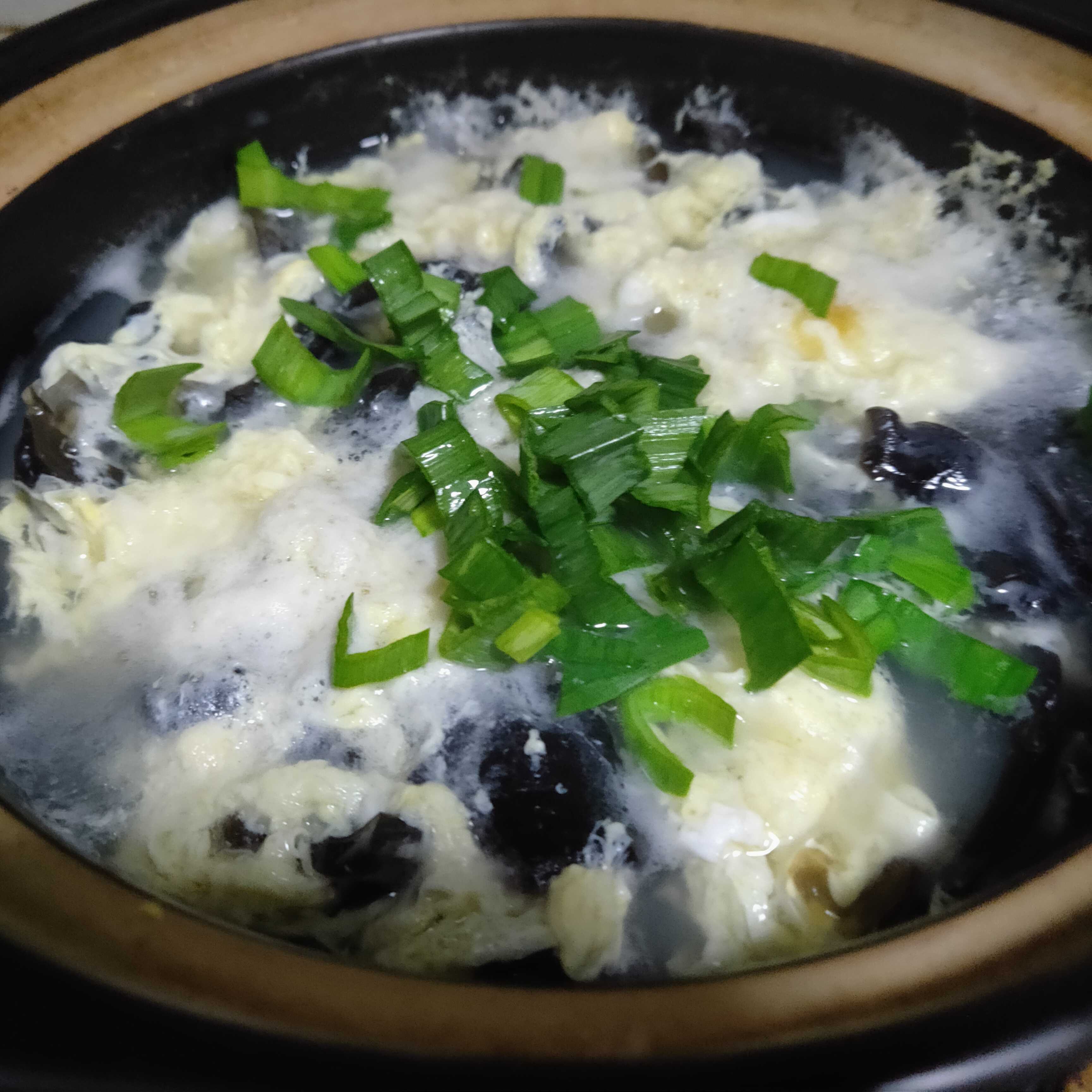 Fungus Egg Soup recipe