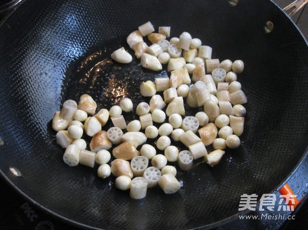 The Three Treasures of Hubei Lotus Pond recipe