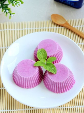 Purple Sweet Potato Yogurt Jelly recipe