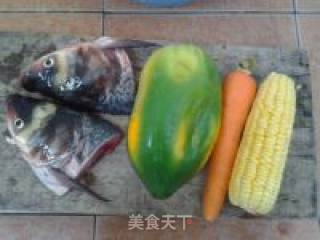 Fish Head Papaya Corn Soup recipe