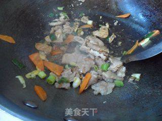 Good Ingredients for Nourishing Kidney-fried Pork with Okra recipe