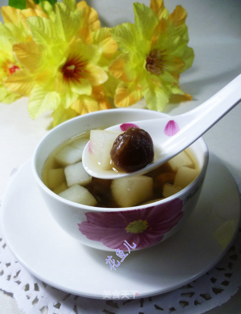 Rock Sugar Yam Longan Soup recipe