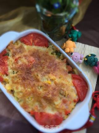 Assorted Red Sausage Baked Rice recipe