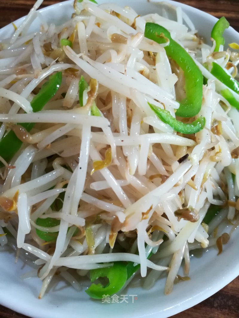 Hot and Sour Mung Bean Sprouts recipe