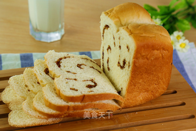 The Practice of Red Dates Condensed Milk Toast (bread Machine Version)