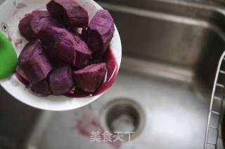 [beijing] Osmanthus Purple Sweet Potato White Skin Crisp recipe