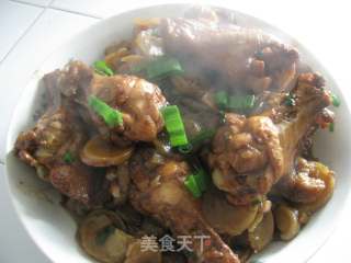 Northeastern Home Cooking--stewed Chicken Wing Roots with Dried Potatoes recipe