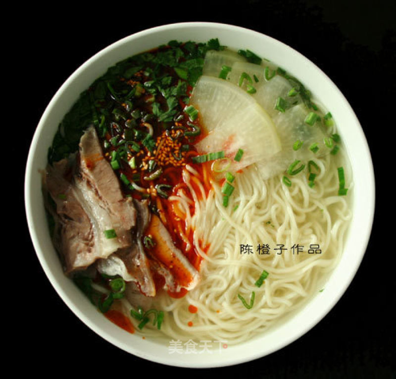 Teach You to Make A Bowl of Real Lanzhou Beef Noodles recipe