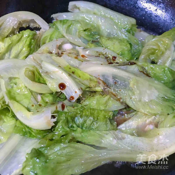 Stir-fried Lettuce with Garlic recipe