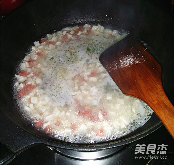 Ham and Tofu Soup recipe