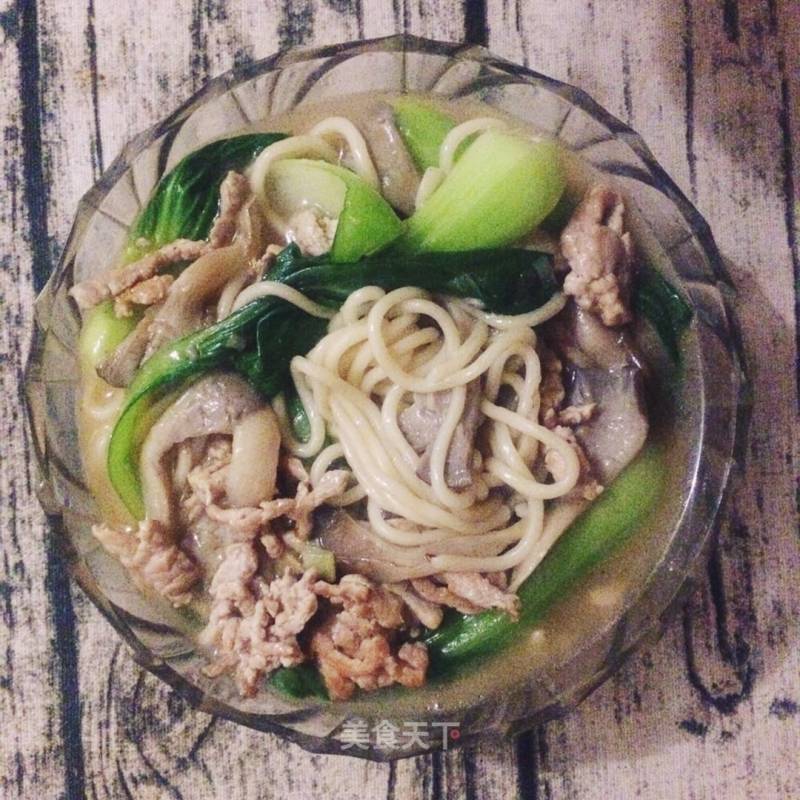 Noodles with Vegetables and Pork recipe