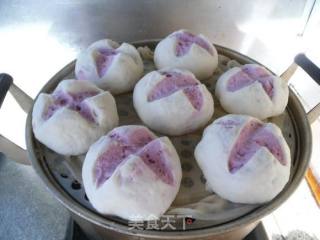 Color-changing Flowering Steamed Buns recipe