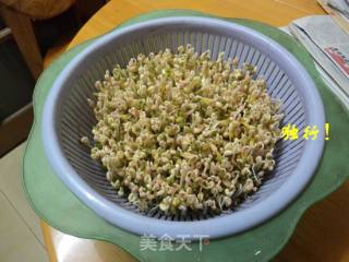 Simple and Safe to Send Mung Bean Sprouts Yourself recipe