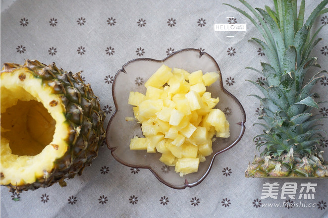 Colorful Pineapple Rice recipe