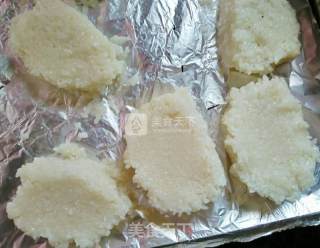 Fried Glutinous Rice Cake with Bread Crumbs recipe