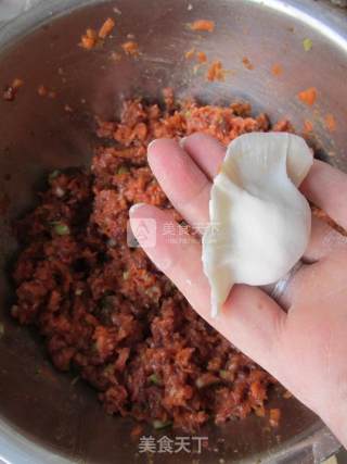 Lamb and Carrot Dumplings recipe