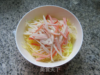 Crab Sticks Mixed with Shredded Pumpkin recipe