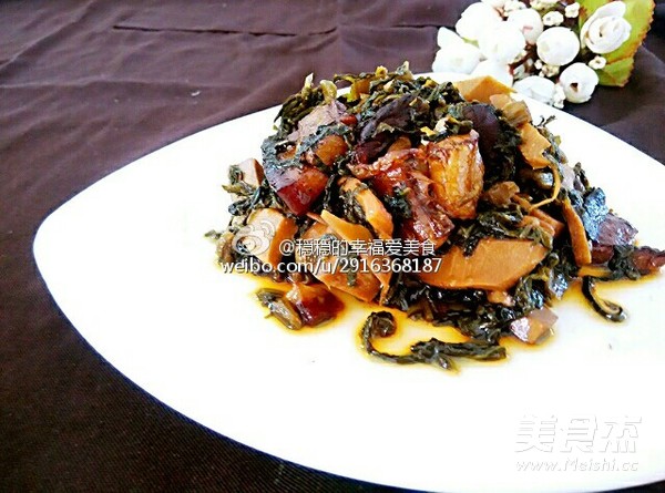 Pork and Bamboo Shoots with Mei Cai Kou recipe