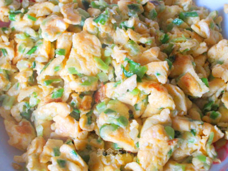 [recipe Exchange Gift]—scrambled Eggs with Chives recipe