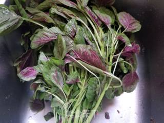 Red Amaranth in Soup recipe