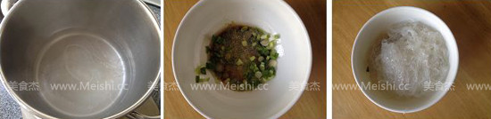 Duck Blood Vermicelli Soup recipe