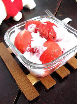 Watermelon Ball Yogurt recipe