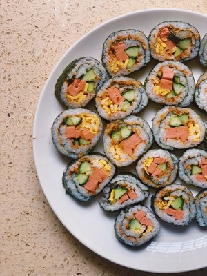 🍣home Sushi | No Sushi Vinegar, No Sushi Rice Version👩🏻‍🍳 recipe