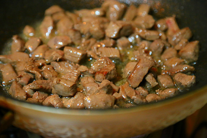 Cumin and Pleurotus Eryngii Beef Cubes recipe