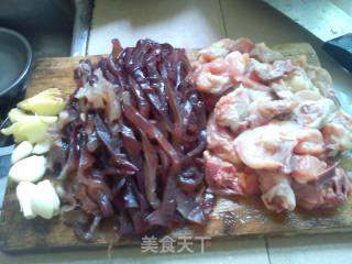 Fried Fungus with Chicken recipe