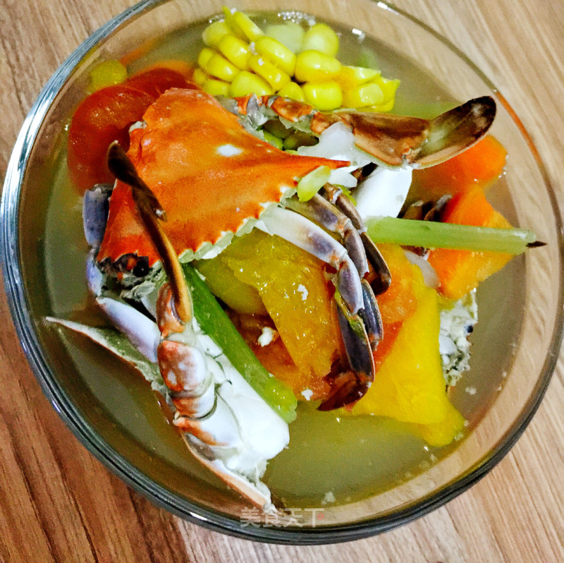Fresh Crab Vegetable Soup recipe