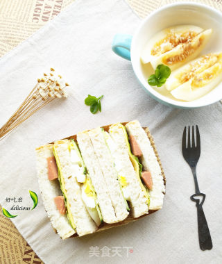 Ham and Egg Sandwich recipe