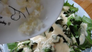 [summer Small Cold Dishes]----- Dandelion in Sesame Sauce recipe