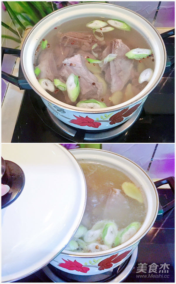 Loofah Pork Ribs Soup recipe