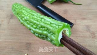 Bitter Gourd and Purple Sweet Potato Cake recipe