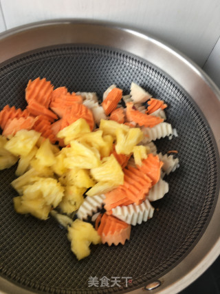 "sweet and Sour Appetizer" Pineapple Sweet Potato Soup recipe