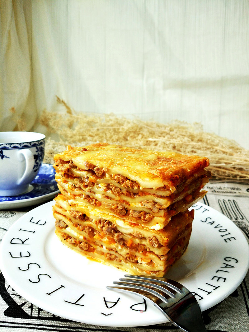 Italian Meat Sauce Lasagna#aca Baking Star Competition# recipe